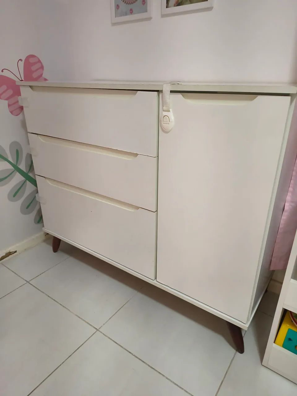 Cômoda infantil em MDF 
