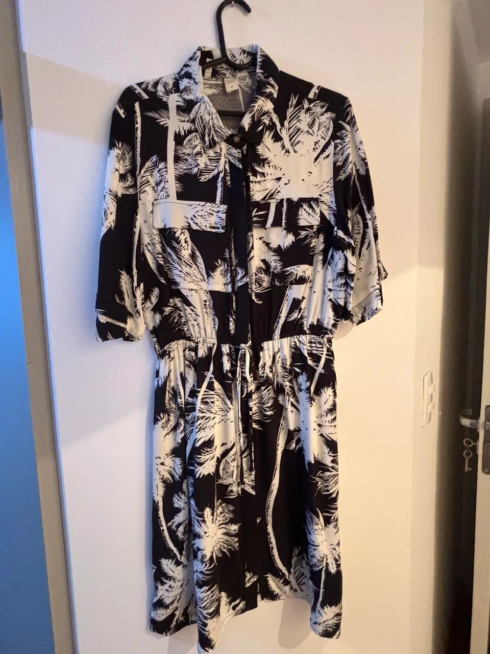 Vestido chemisie TAM M  marfino - Foto 3