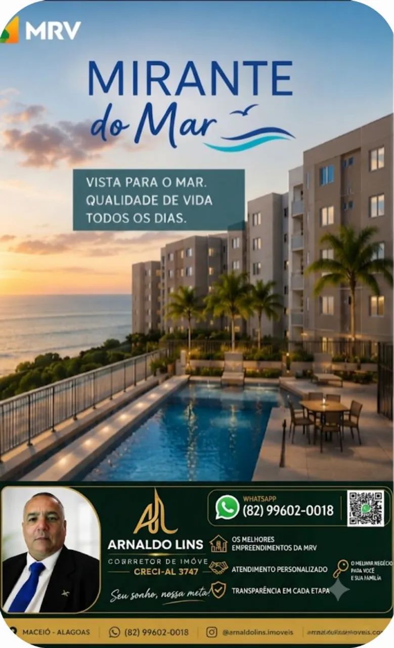 Lançamento MRV em Cruz das Almas, Fin. Caixa ou em até 144 vezes c/ a construtora