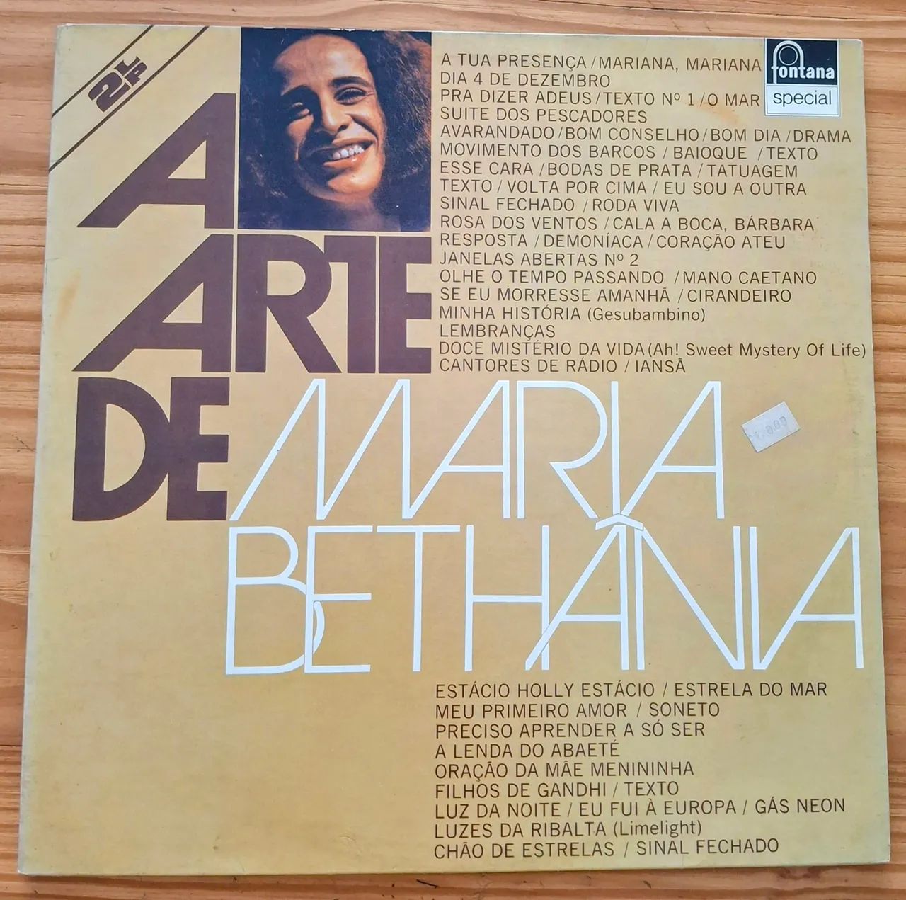 LP A arte de  Maria Bethania - Duplo