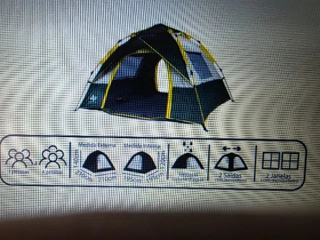 Barraca de Camping Albatroz Automatica AF19 p/3/4 Pessoas - Foto 6