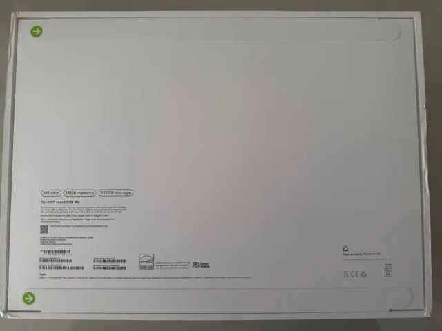 Macbook Air 2026 M5 15" 16GB Ram 512GB SSD