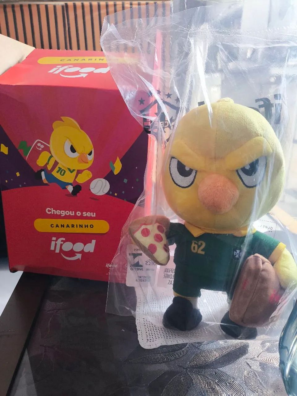 Canarinho Ifood pelúcia  - Foto 2