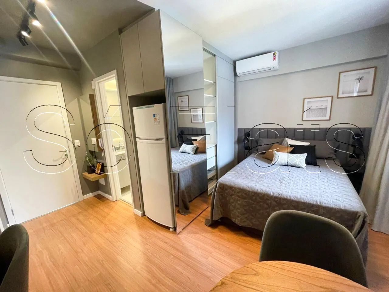 Oy Campo Belo, studio disponivel para venda com 25m² e 01 dormitório