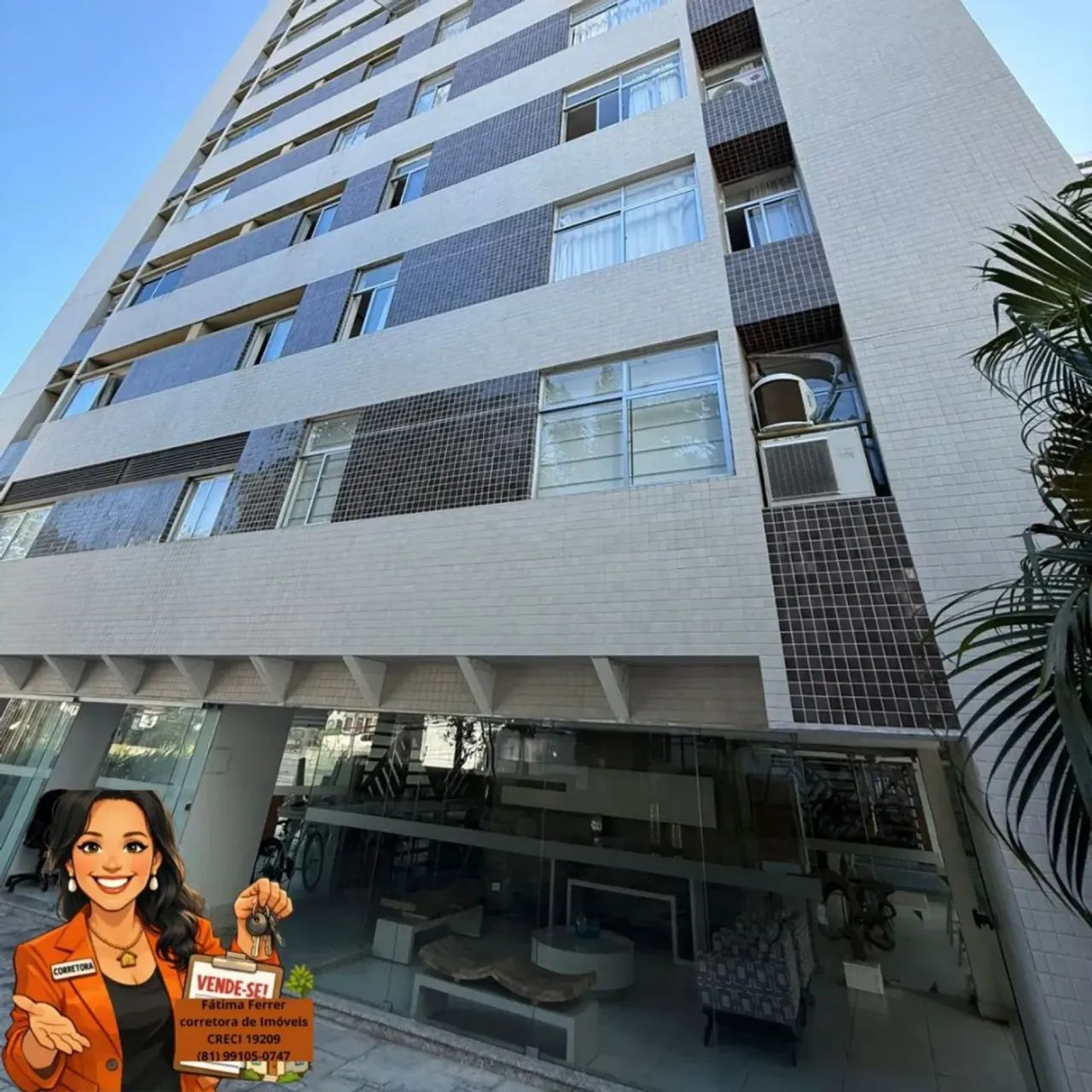 APARTAMENTO EM BOA VIAGEM -ANDAR ALTO 3 QUARTOS