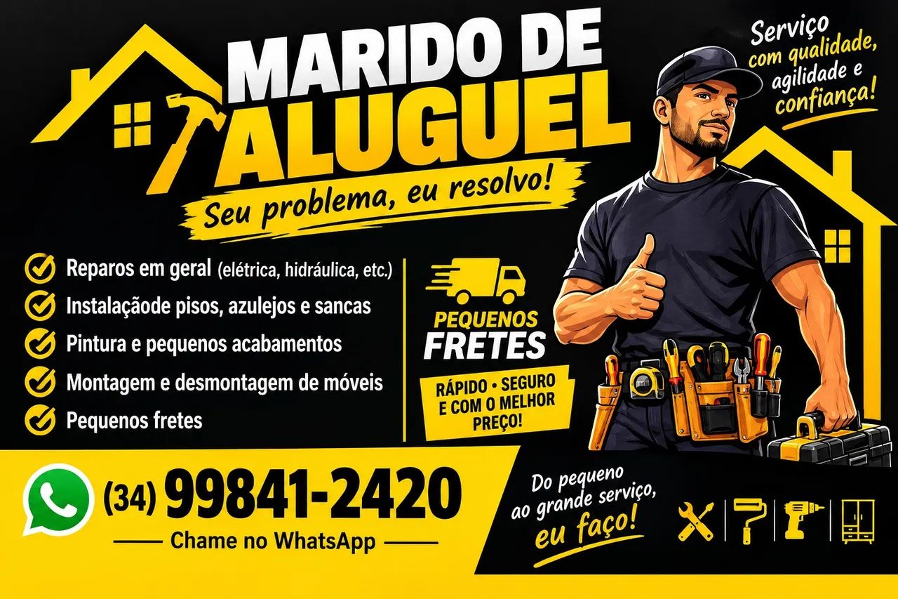 Marido de aluguel e pequenos fretes 