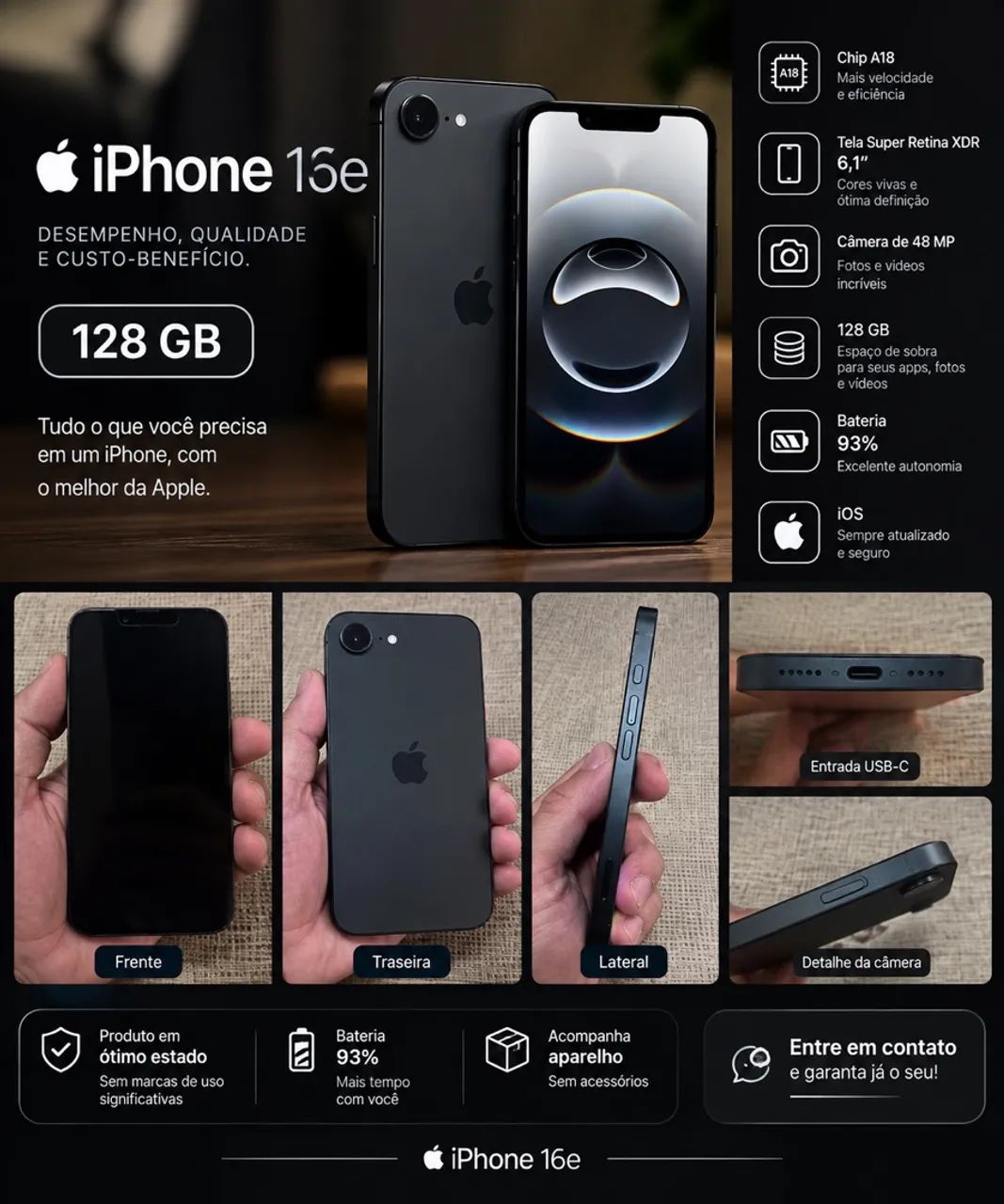 iPhone 16e (128gb) 