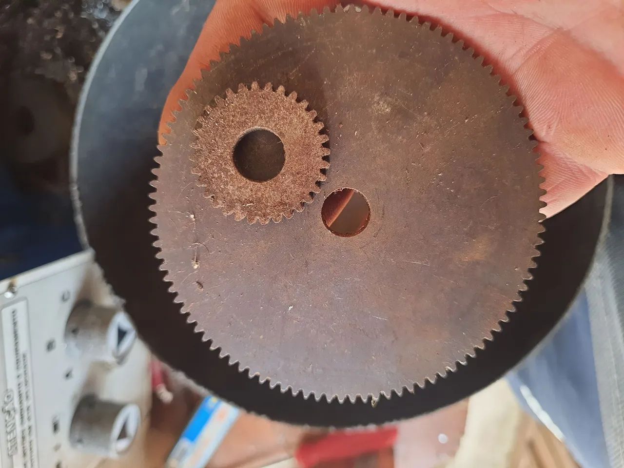 12 engrenagens de aço mini torno  - Foto 2