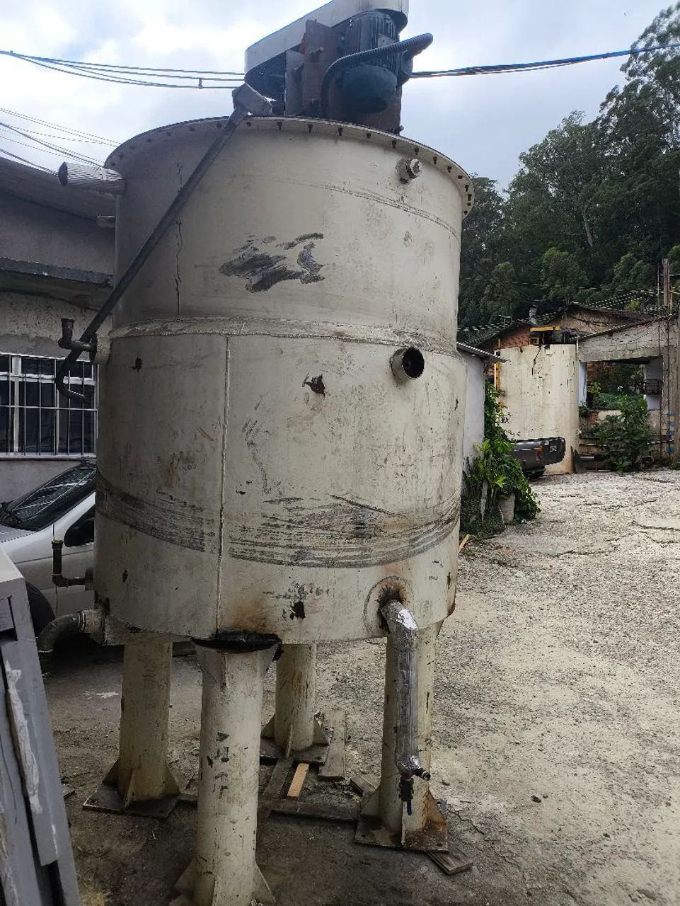 Oferta tanque aço carbono 4000 l com sistema de mistura  - Foto 3