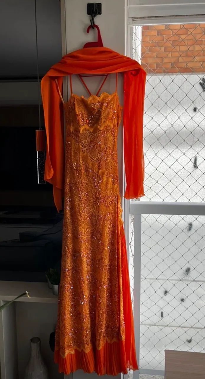 Vestido festa rendado PP - Foto 3
