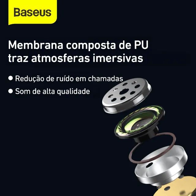 Fone de Ouvido Bluetooth Baseus Bowie WM01 - Foto 4