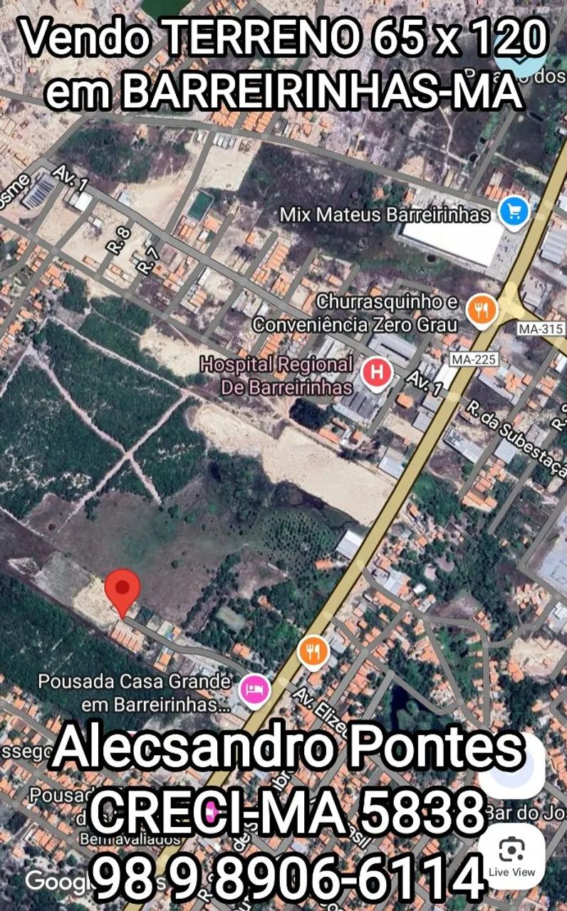 Vendo TERRENO em BARREIRINHAS-MA 