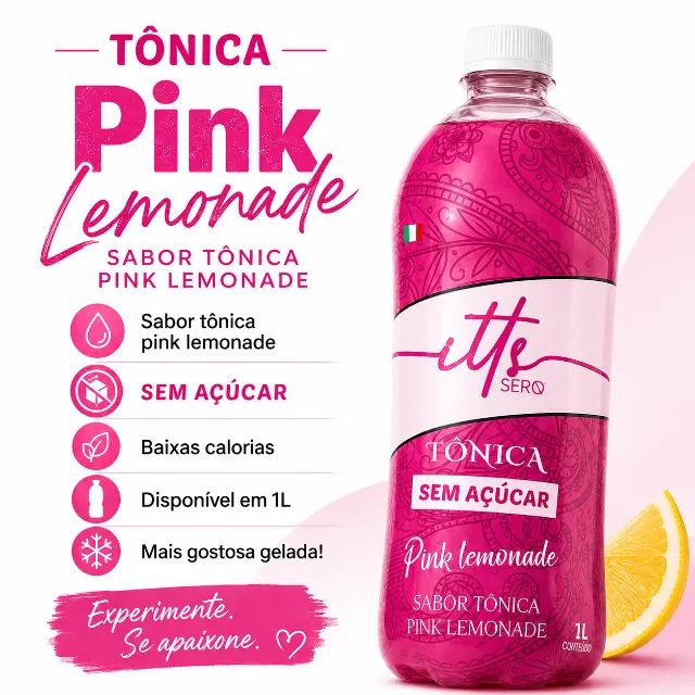 TONICA 1L SABORES ZERO AÇUCAR E ZERO CARBOIDRATOS BAIXA CALORIAS - Foto 4