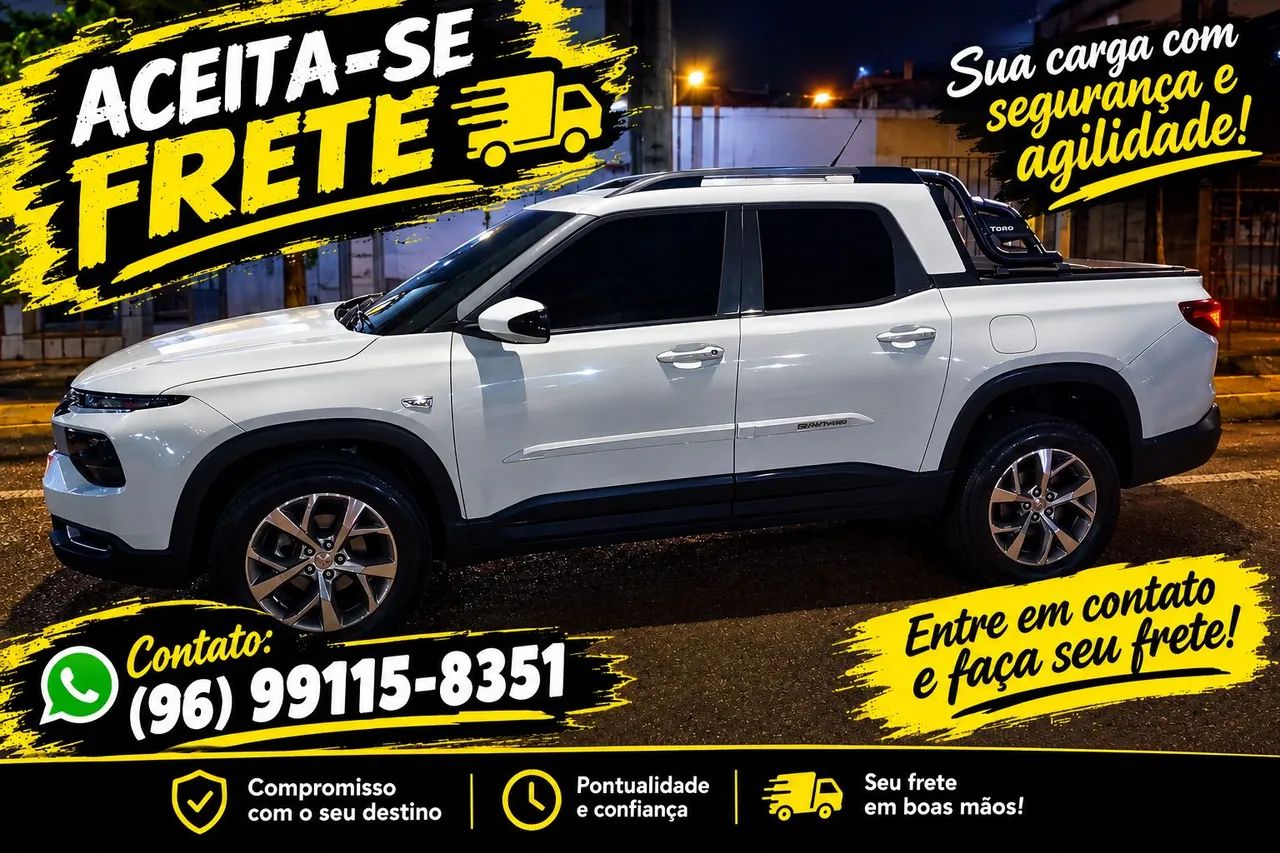 Aceitamos frete 