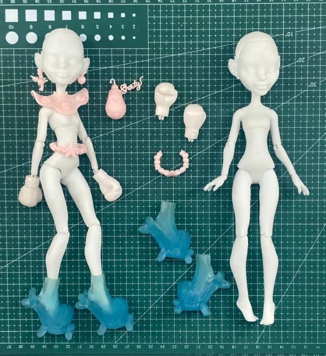 Shorty Skullector - Monster High Boneca Custom Base - Foto 2