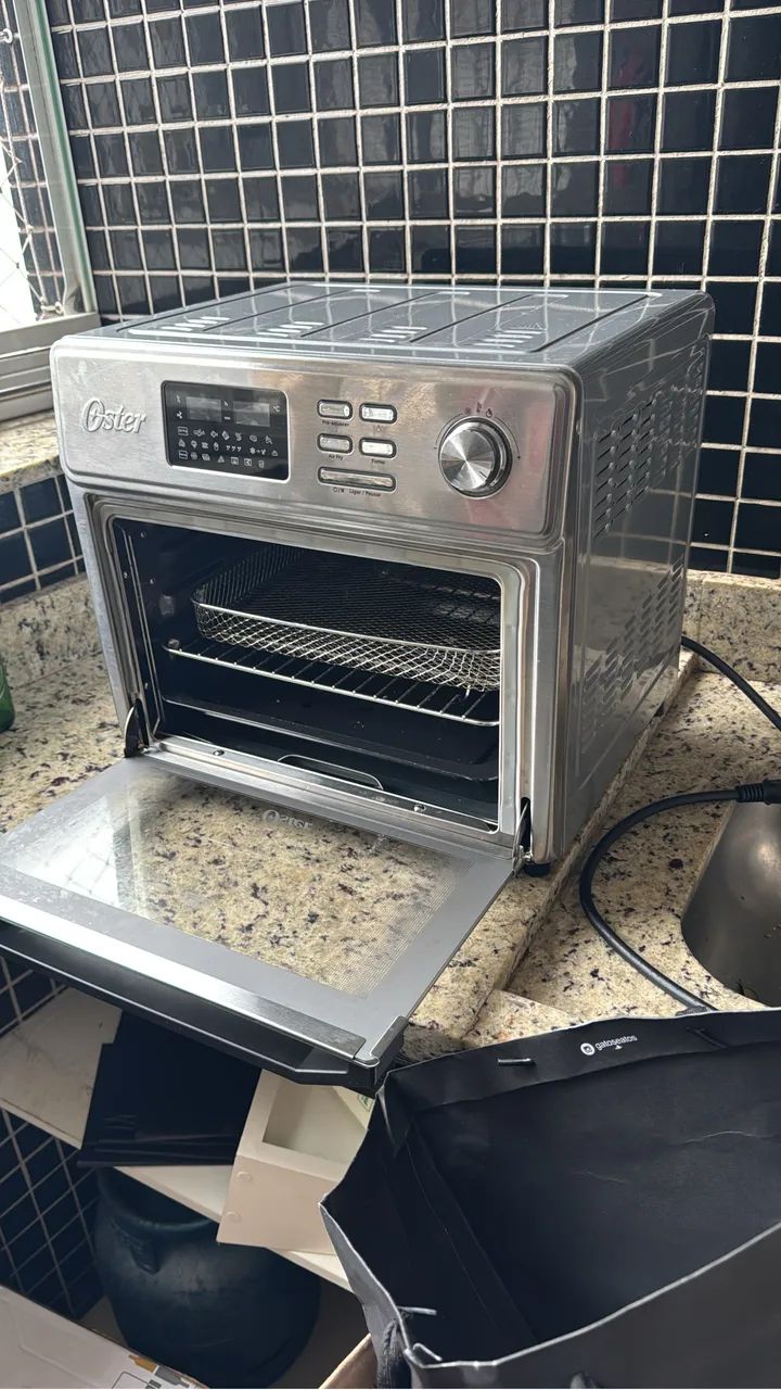 Air Fryer e Forno Oster 25L  10 em 1 - Multifunções