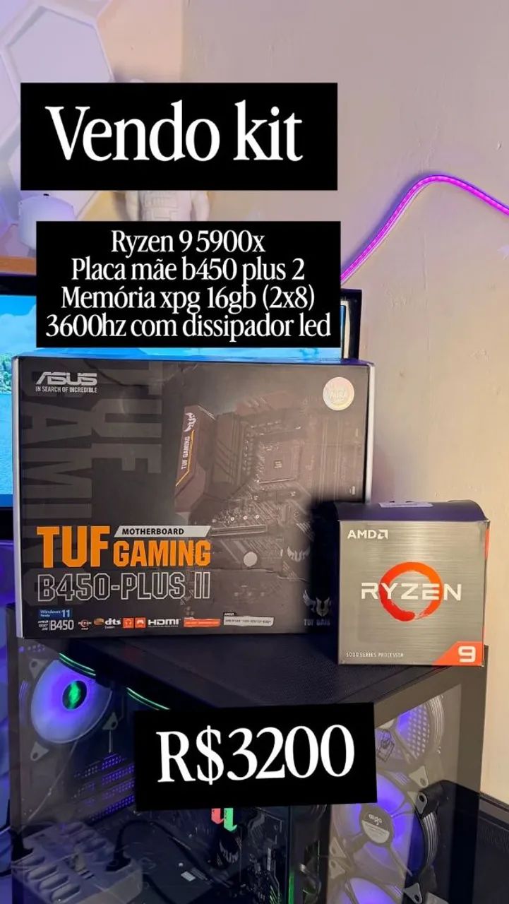 Kit Ryzen 9 5900x