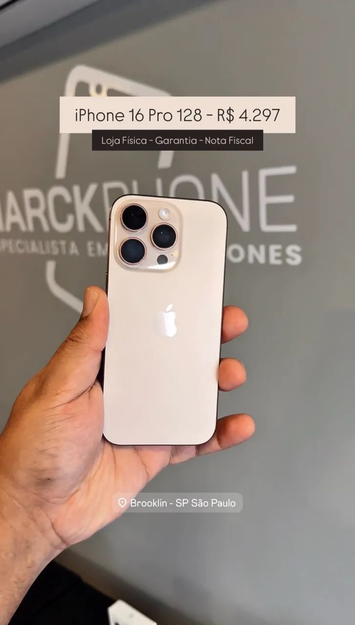 iPhone 16 pro  - Loja Física - Nota fiscal 