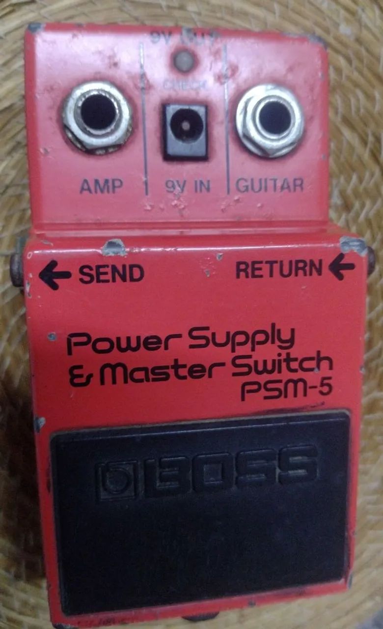 Pedal Boss powersupply e Master Switch