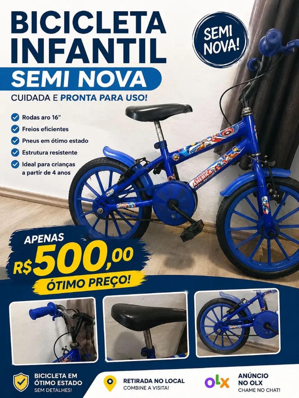 Bicicleta infantil 