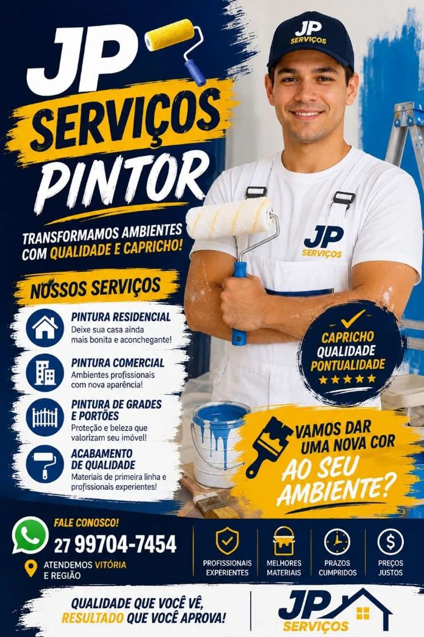 Pintor- pintura residencial e comercial 