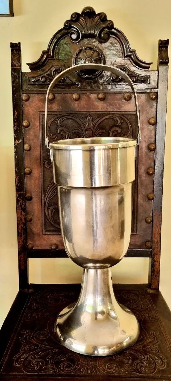 ART DÉCO! Champanheira de Chão, Prata, 1910