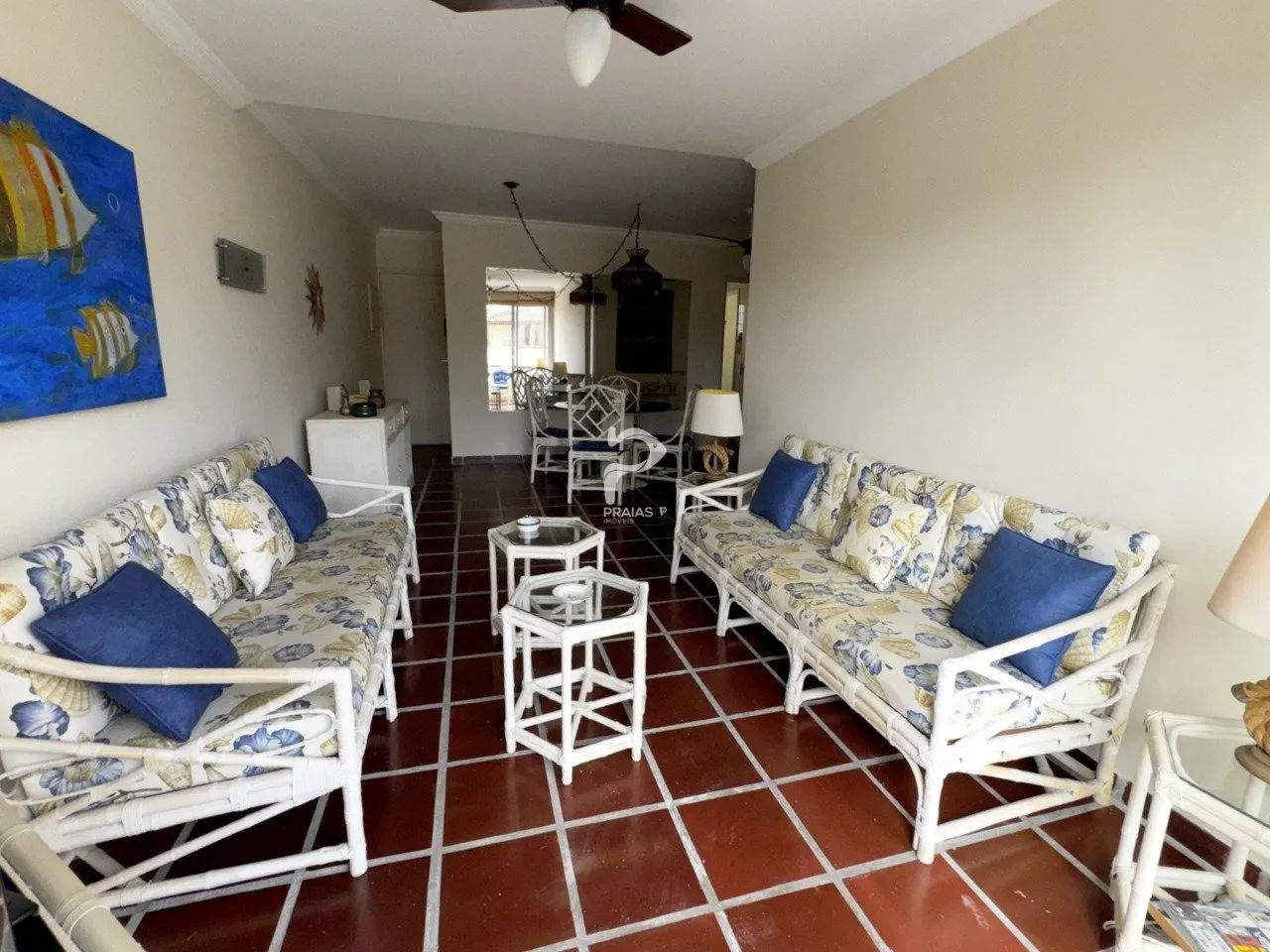 Apartamento com varanda, 2 dormitórios, Enseada, Guarujá - Foto 5