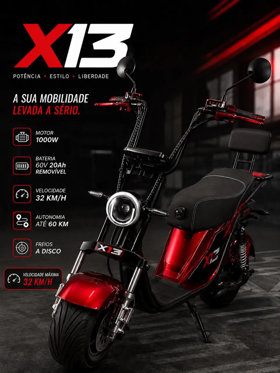 Scooter Elétrica X13