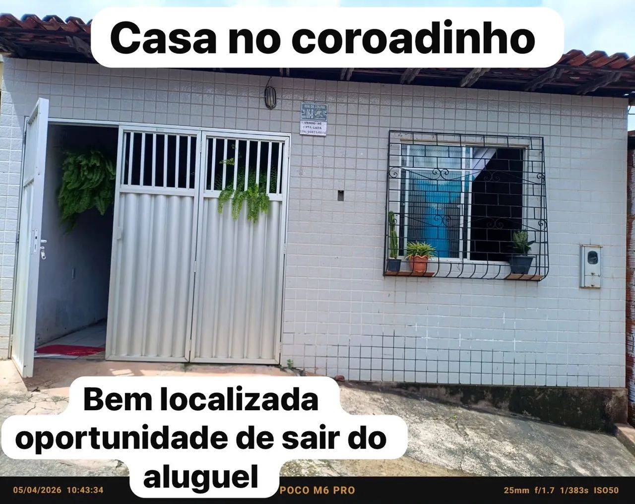 Vendo casa no coroadinho 