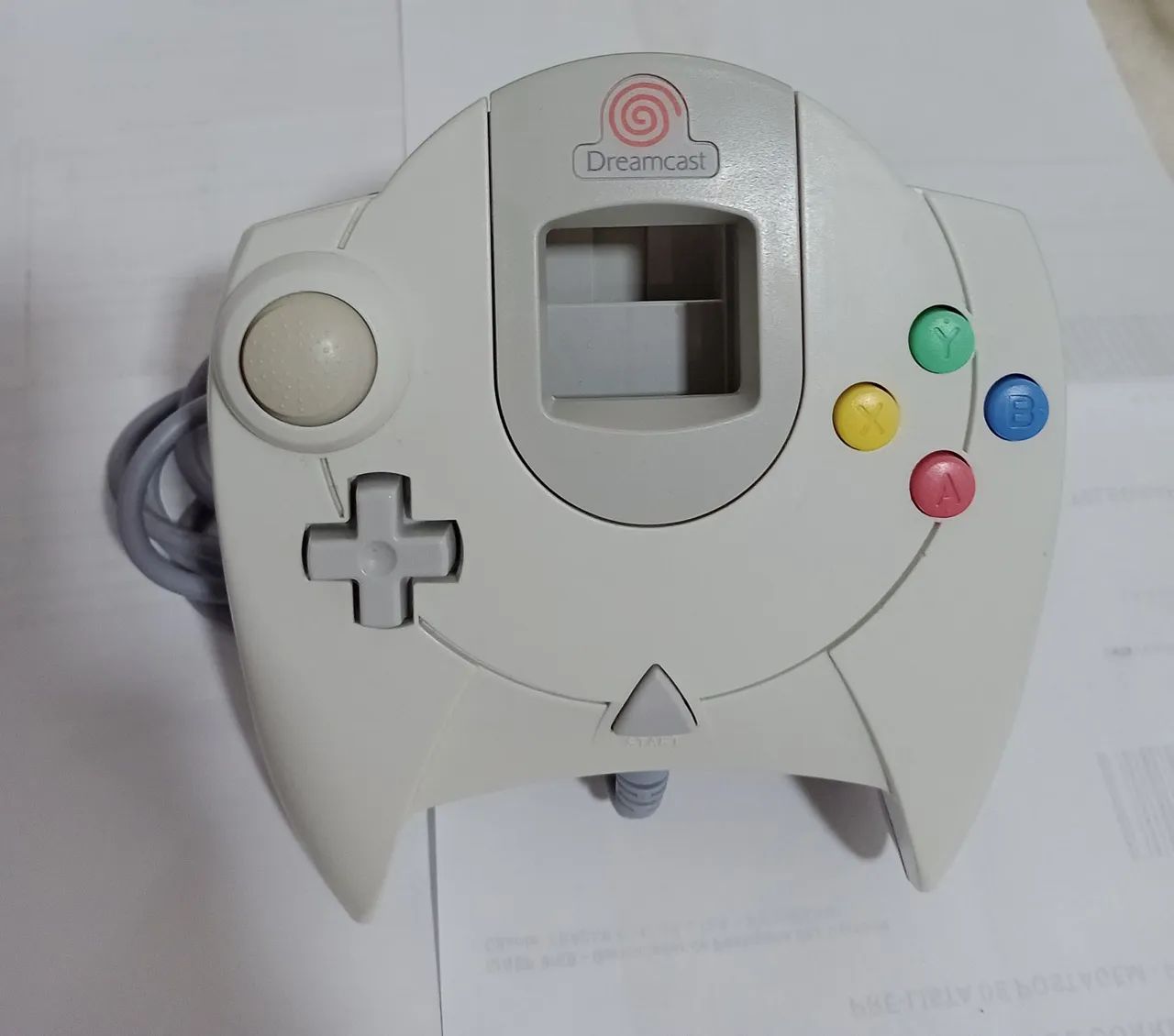 Controle Original Sega Dreamcast branquinho - Foto 5