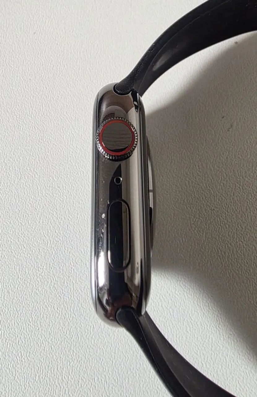 Apple Watch series 9 AÇO INOXIDÁVEL (45mm), Vidro de Safira, Lte + 11 Pulseiras-Impecável - Foto 6