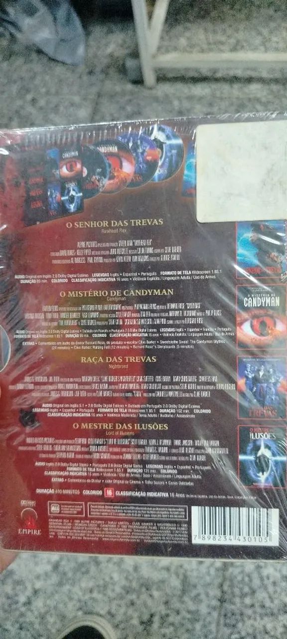 Clive Baker Box com 4 dvds lacrado - Foto 2