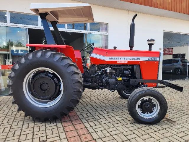 Trator Agrícola MF Massey Ferguson 290 (Simples) 4x2, Ano 1983, 2 Alavancas. - Foto 2