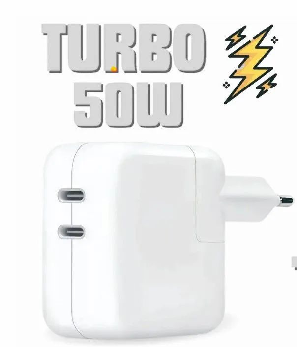 CARREGADOR FONTE 50W DUPLO IPHONE APPLE - Foto 4