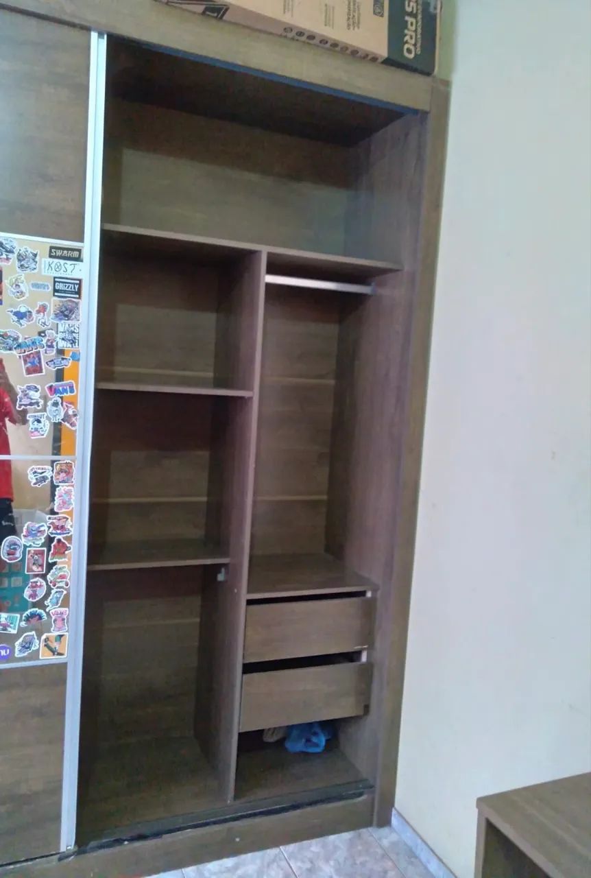 GUARDA ROUPA CASAL 2 PORTAS - Foto 4