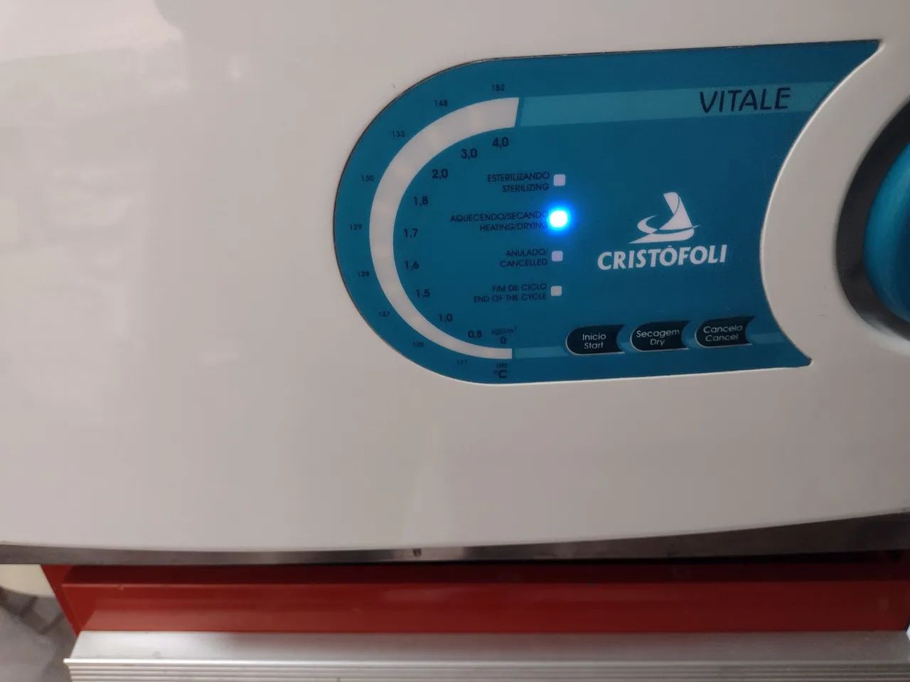 Autoclave Cristofoli Vitale 21 litros cuba inox - Foto 4
