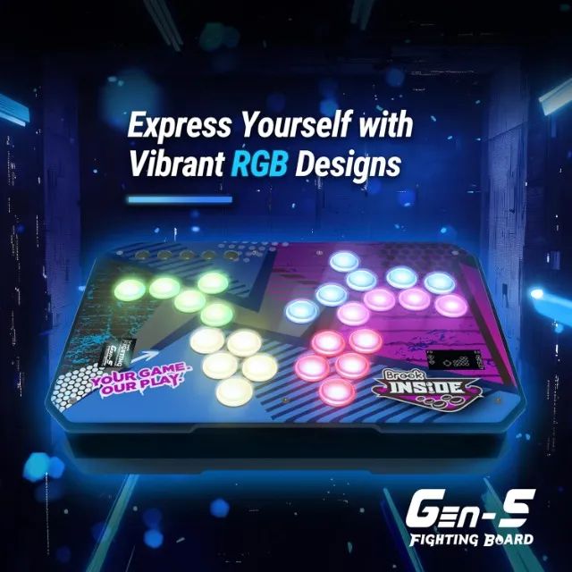 Brook Gen-5 Fighting Board / PS4 / PS5 / Switch1 e 2 / PC Android - Foto 3