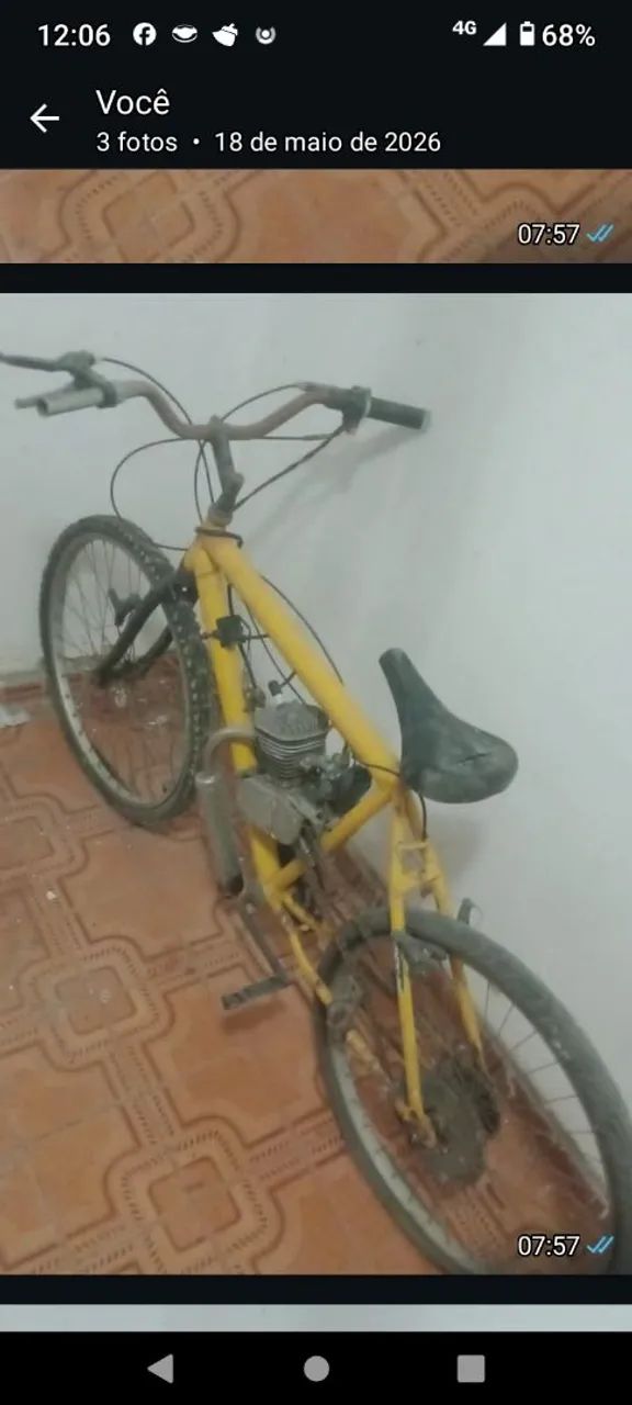 Vendo bicicleta com motor  - Foto 2