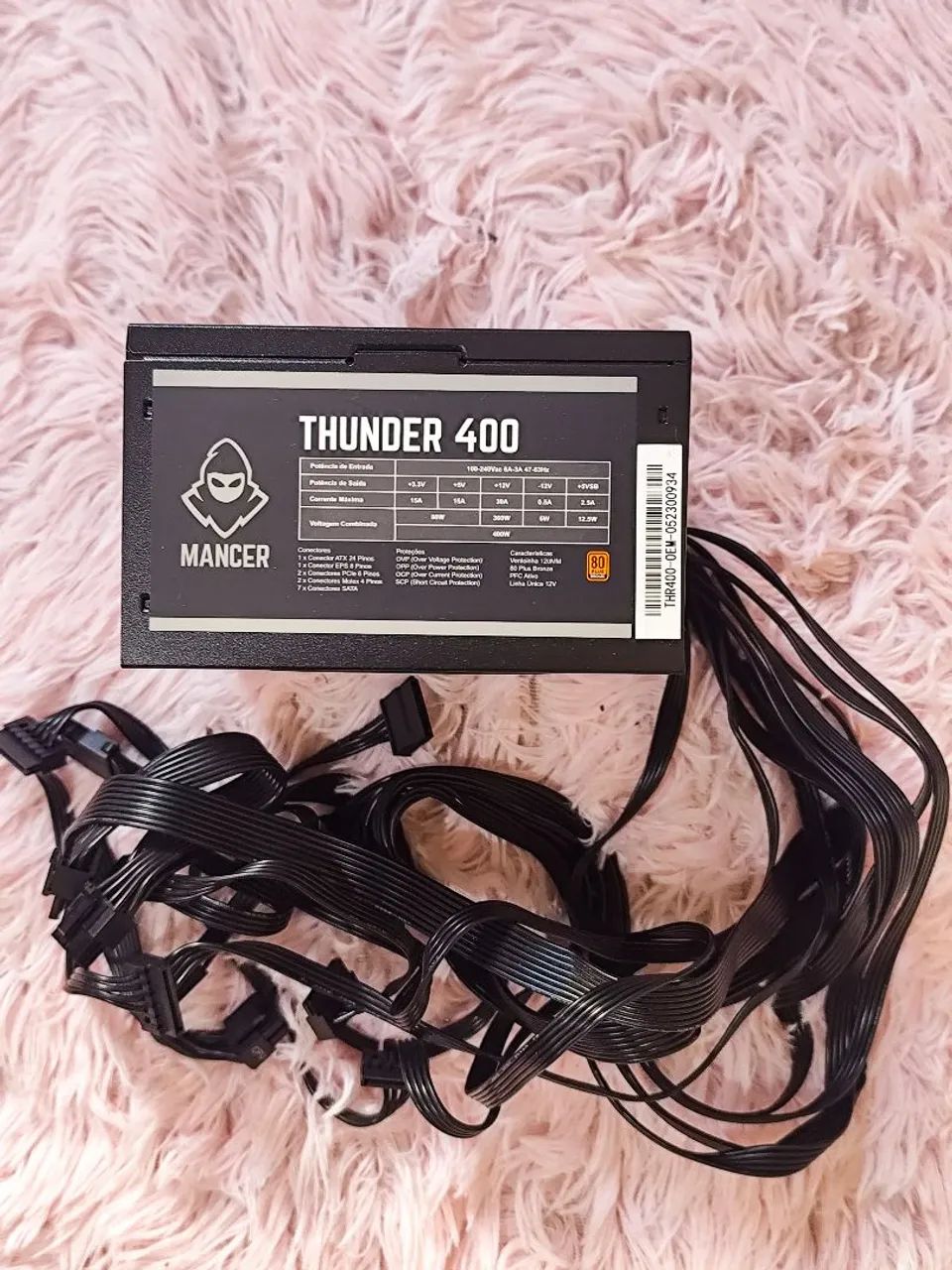 Fonte Mancer Thunder 400w Bronze 80 Plus - Foto 2