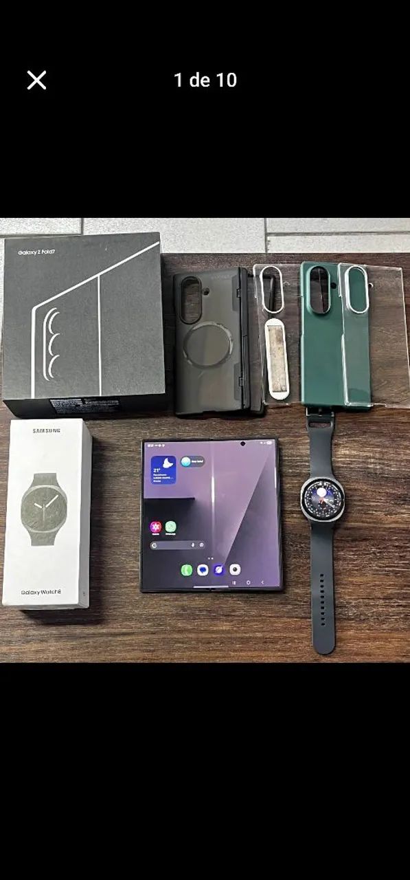 Galaxy Z Fold 7 512GB + Galaxy Watch 8 LTE - Smartwatches - Vila Galaxy Z Fold 7 512GB + Galaxy Watch 8 LTE - Smartwatches - Vila