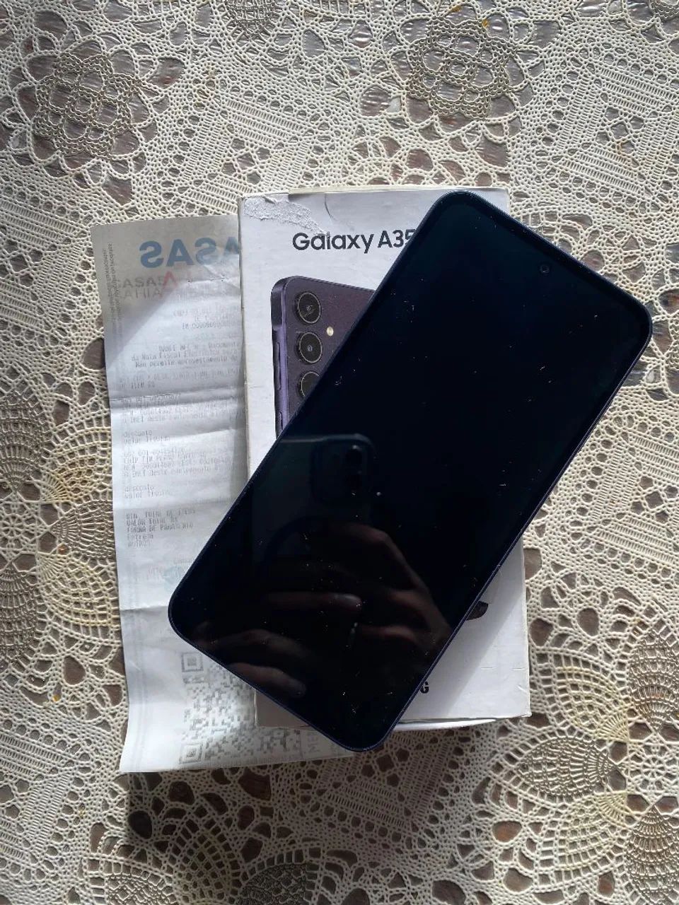 SAMSUNG A35 NOVO E COMPLETO - Foto 2