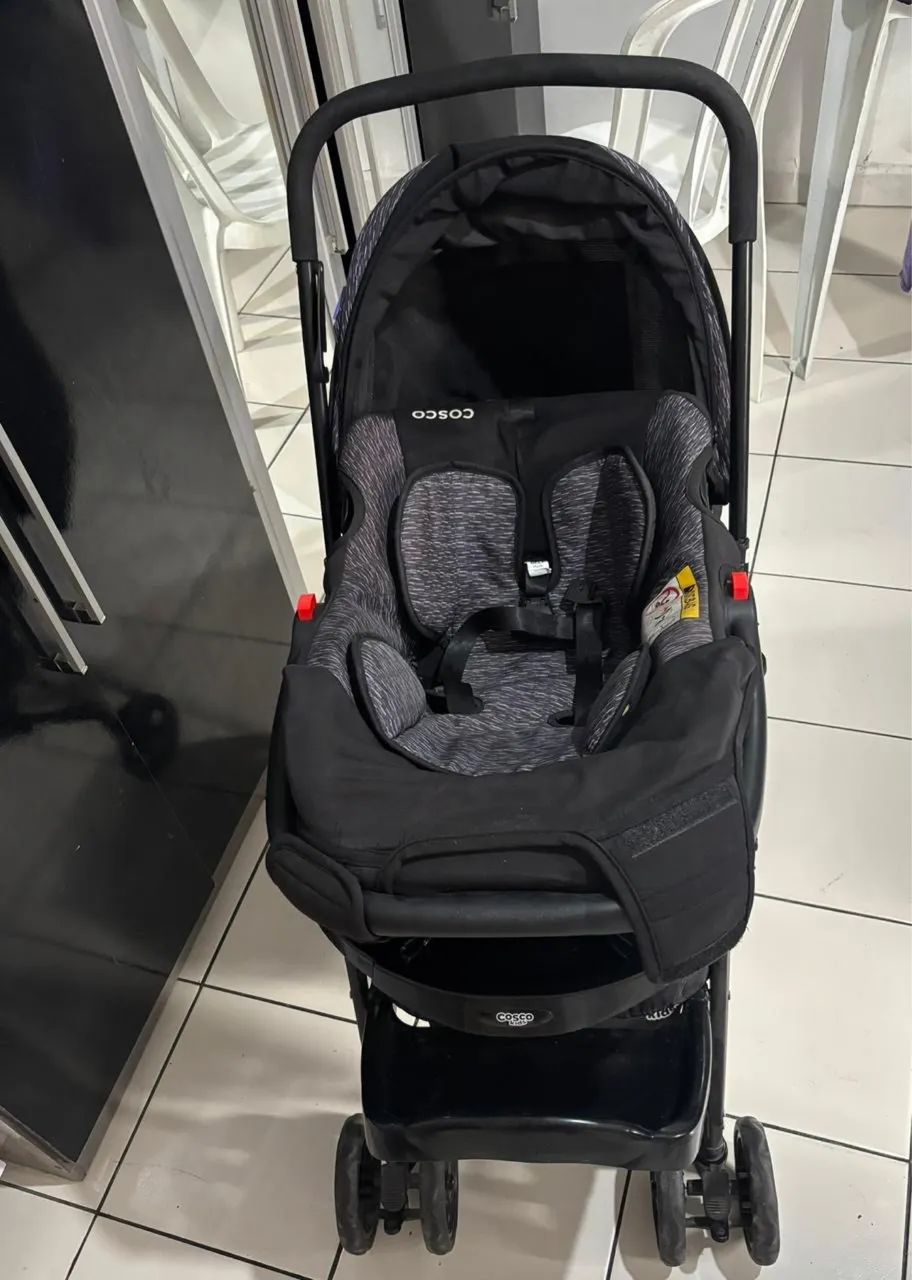 Carinho de bebe cosco com bebe conforto - Foto 2
