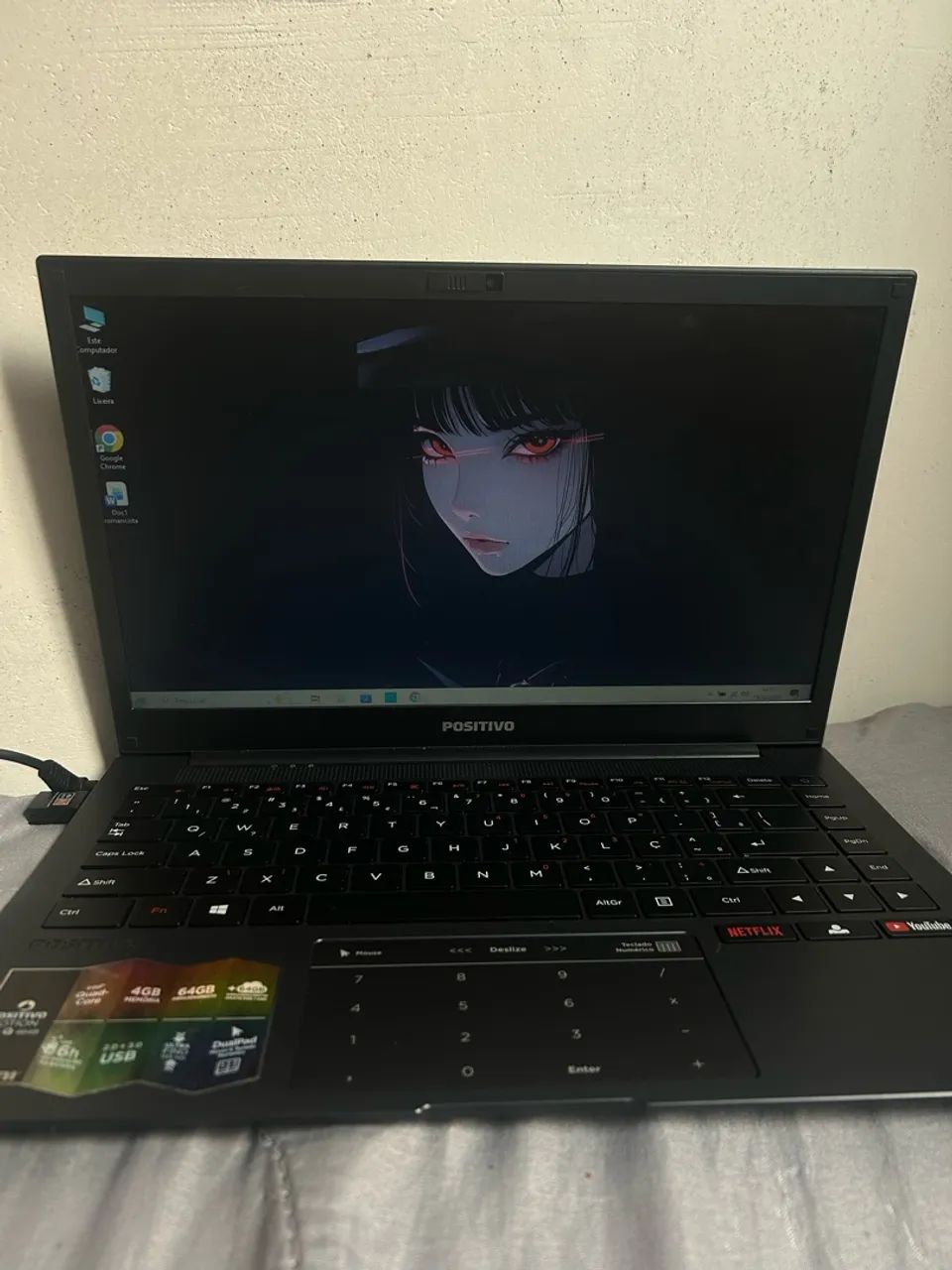 Notebook Positivo Motion Plus, R$ 630,00. 