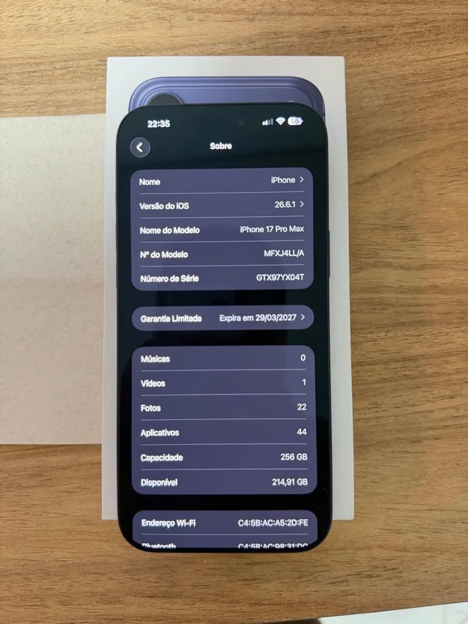iPhone 17 Pro Max 256GB Azul - Foto 5