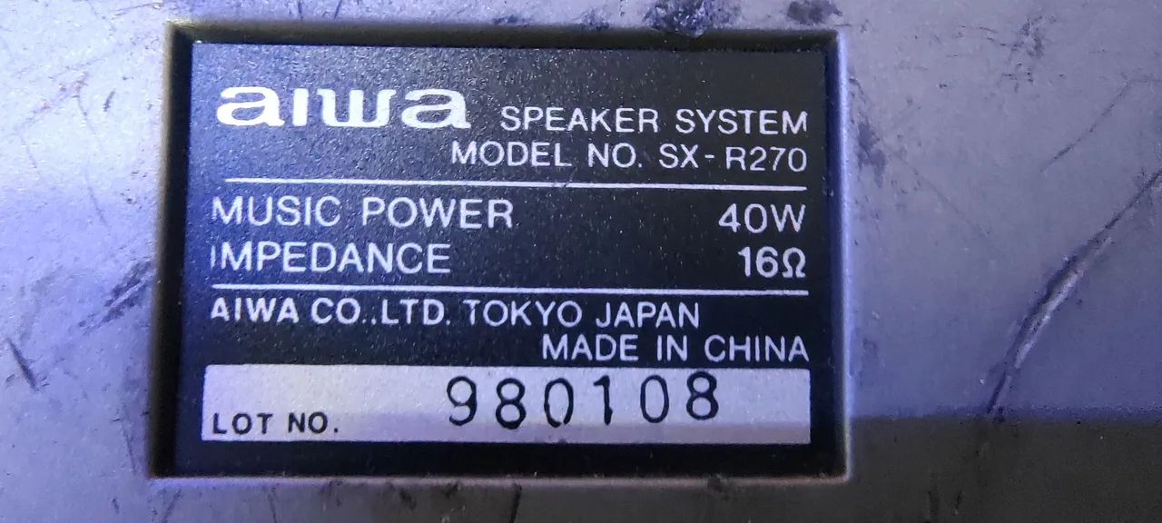 Caixa Surround Aiwa  - Foto 4