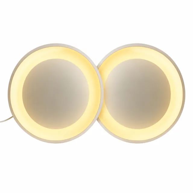 2x Luminárias Plafon Eclipse Luz Indireta 41 CM Diâmetro + 6 Lâmpadas - R$ 400 o Par