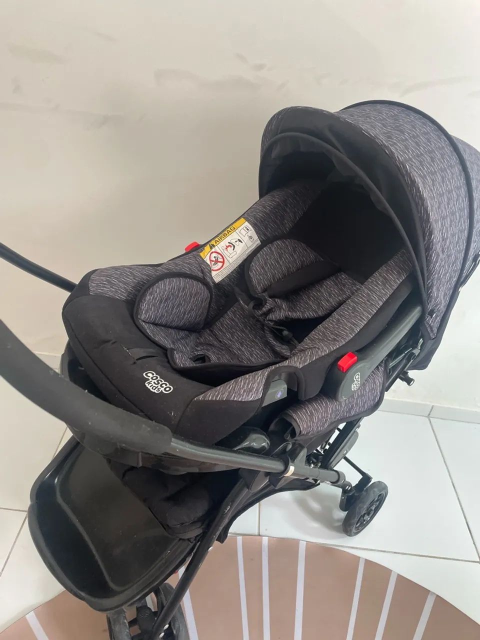Carrinho e burigoto de bebê conjunto - Foto 4