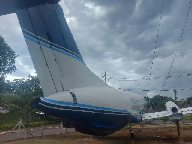 Avião brasilia embraer 120 33 lugares para decoração   - Foto 5