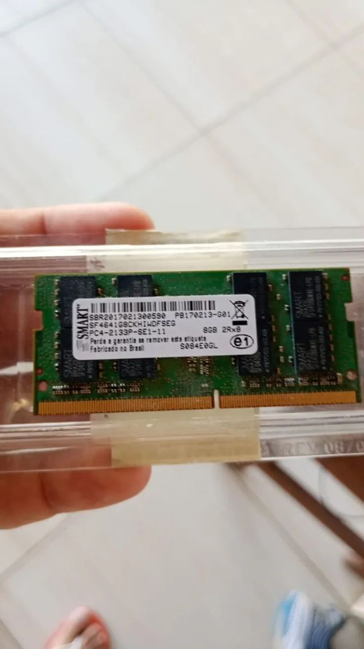 Memória 8gb ddr4 notebook funcionando perfeitamente  - Foto 2