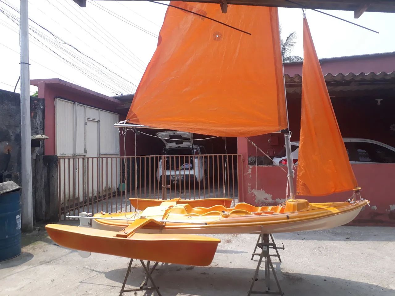 Caiaque a vela Trimaran - Foto 5